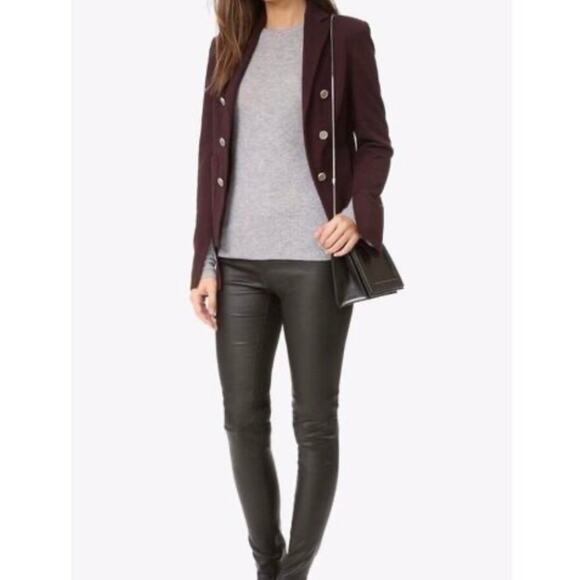 Theory Jackets & Blazers - THEORY Jontia K Blazer, Garnet Burgundy, Size 2